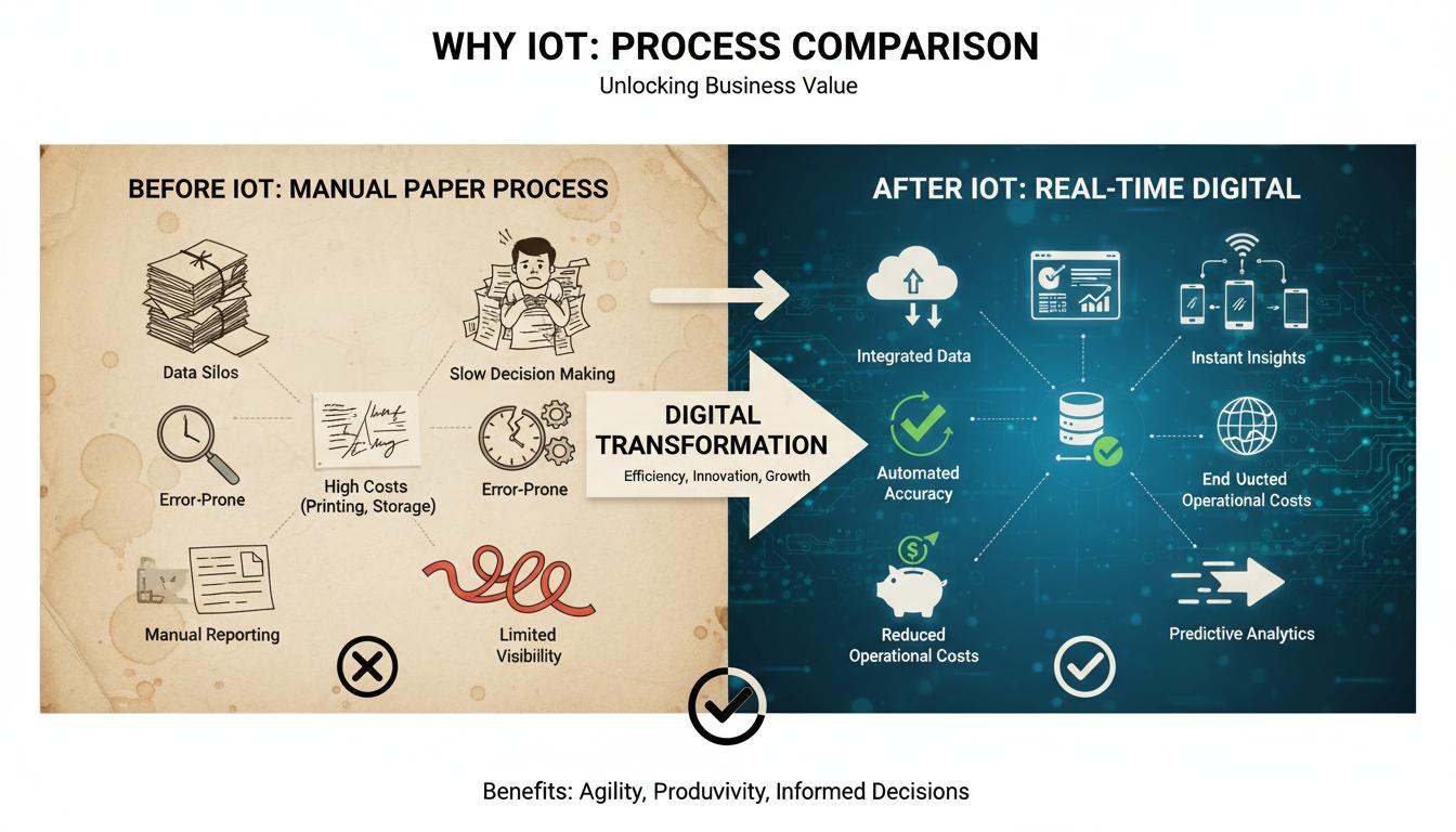 ทำไมต้องใช้ IoT - ประโยชน์ของการนำ IoT มาใช้ในอุตสาหกรรม | GaugeSnap