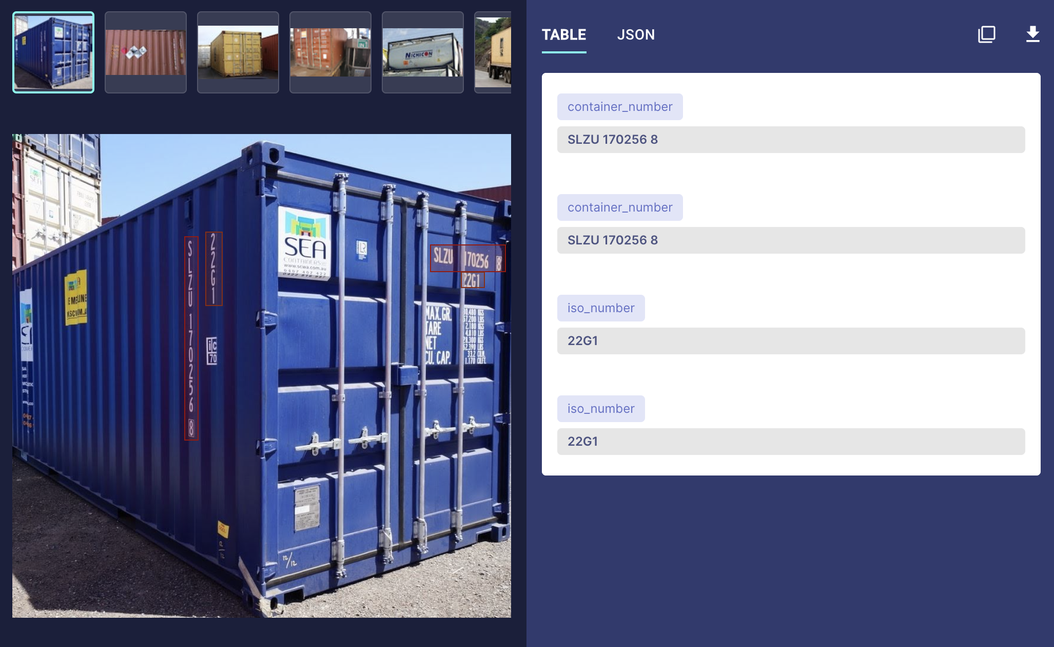 Container Code Recognition System